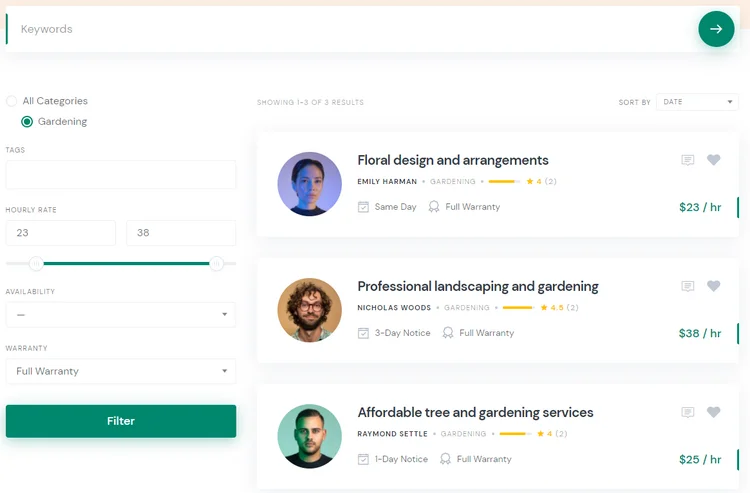 A peer-to-peer service marketplace built with WordPress.