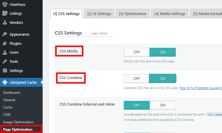 Speed up a directory or marketplace website by setting up CSS files.