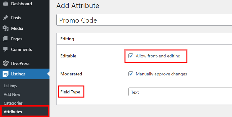 Adding a custom field in the WordPress coupon website.