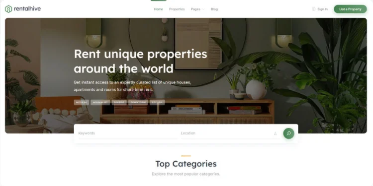 17+ Best Airbnb WordPress Themes 2023 - MotoPress