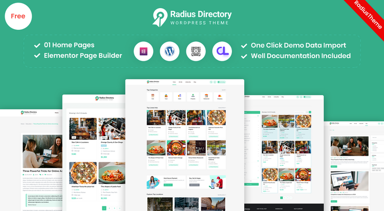 Radius Directory WordPress theme.