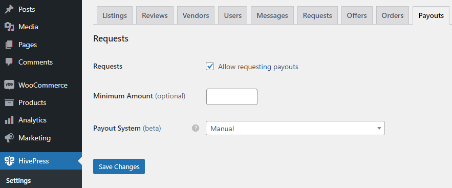 TaskHive Payouts.