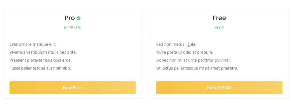 Membership plans in HivePress