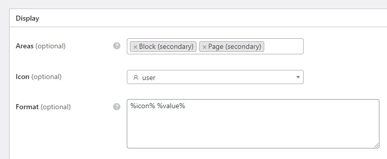 Setting up listing fields.