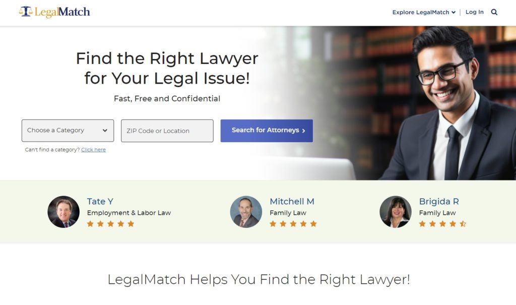 A lawyer appointment booking marketplace.