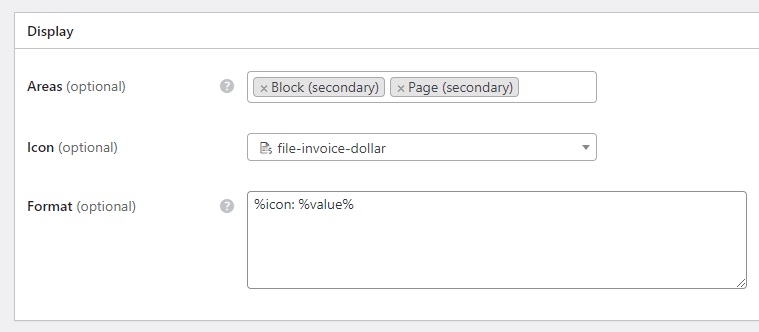 Customizing listing attributes.