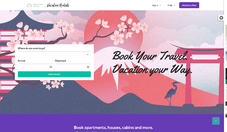 A Book Your Travel WordPress theme.
