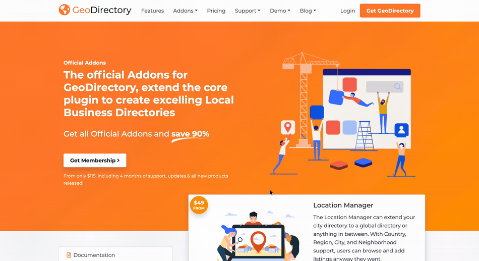 Geodirectory pricing