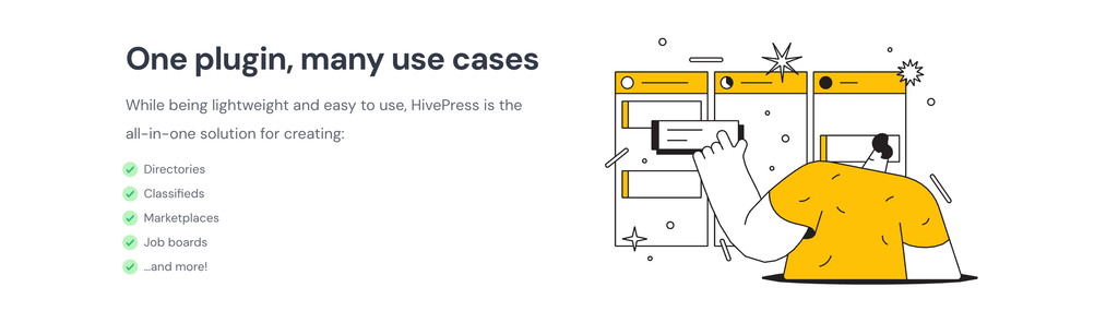 HivePress directory plugin usecases